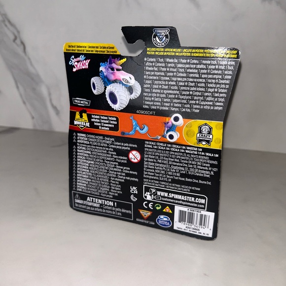 Sparkle Smash Toy Truck - Blue and Purple Monster Jam - Picture 2 of 2